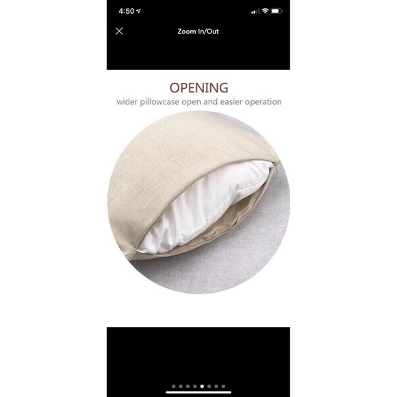 New Set Small Accent Decorative Pillows Covers SIZE: 20” x 11.5" - Picture 6 of 7